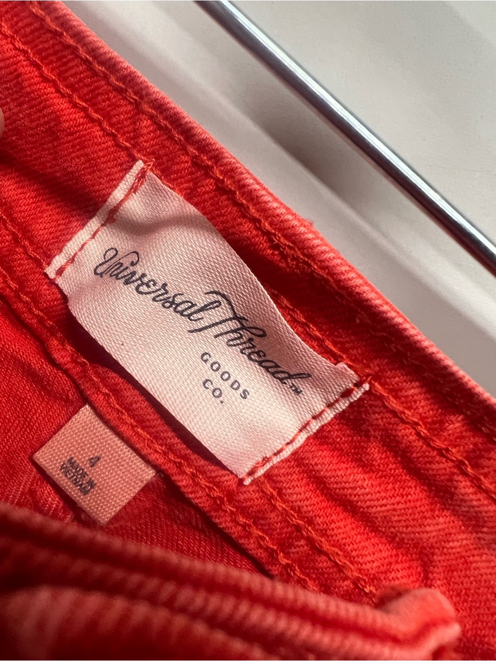 Universal Threads Red Sailor Wide Leg Ankle Jeans size 4 - Picture 3 of 8